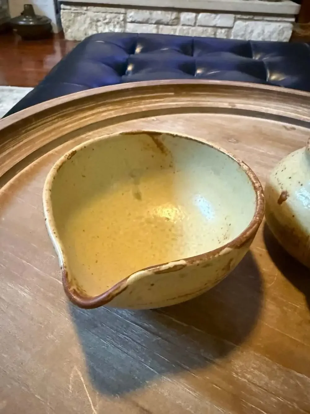 Tokoname Hand-made Mogake Teapot and cup/bowl